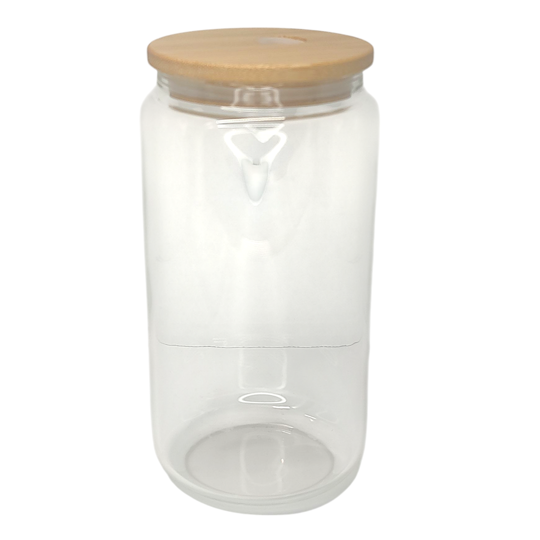 16oz Clear Glass Cup