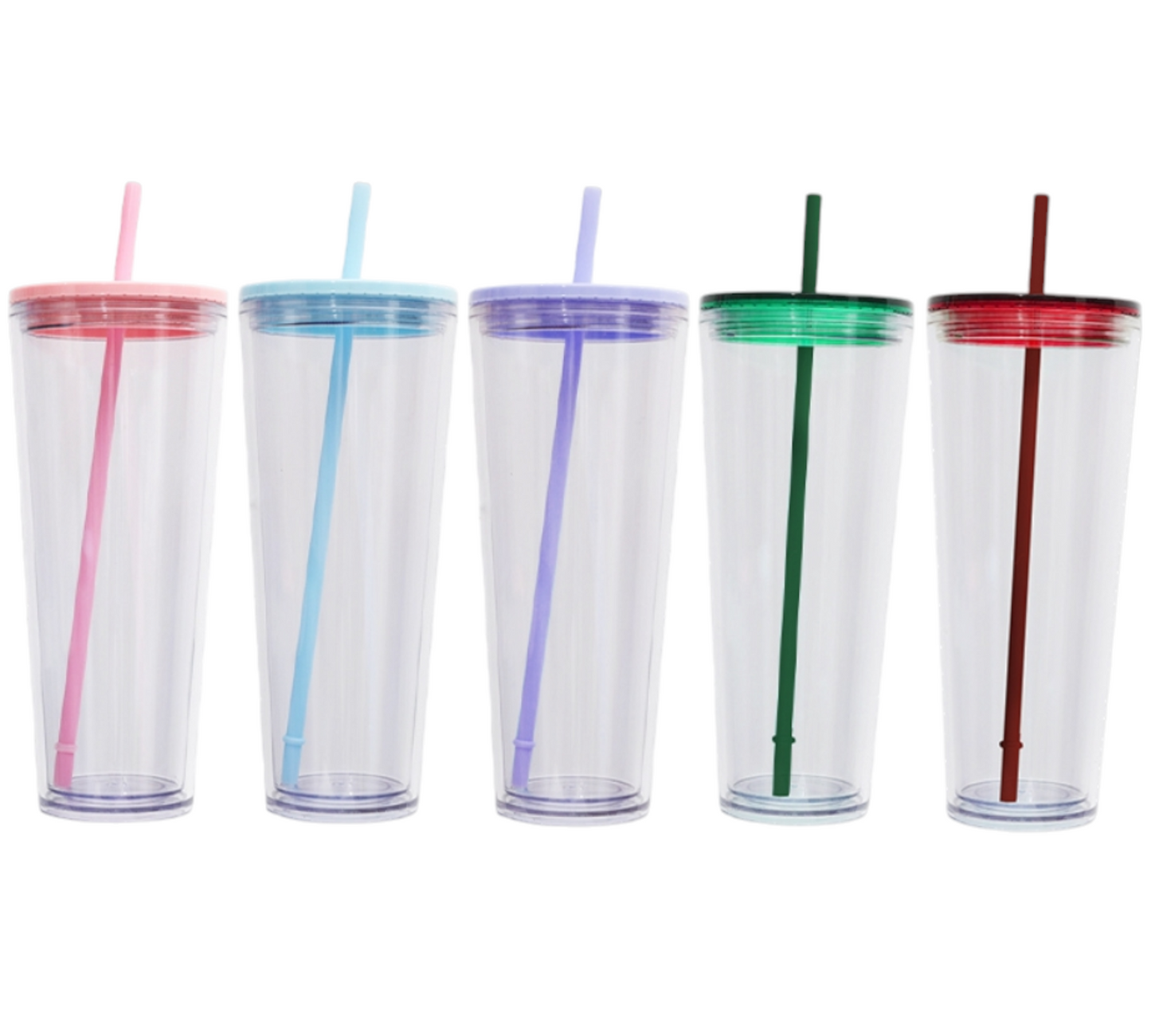 24oz Acrylic Snowglobe Tumbler