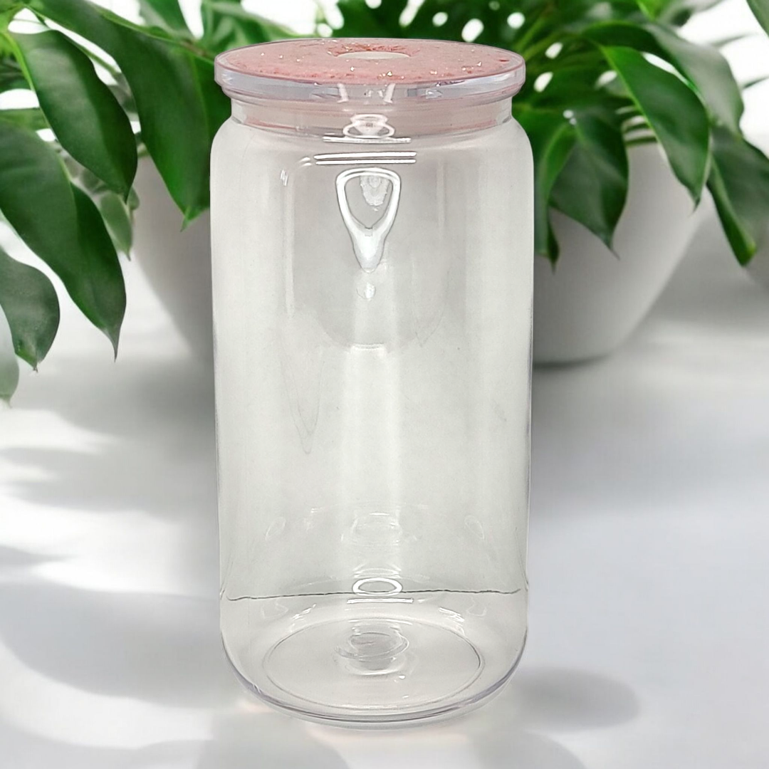 16oz Clear Glass Cup