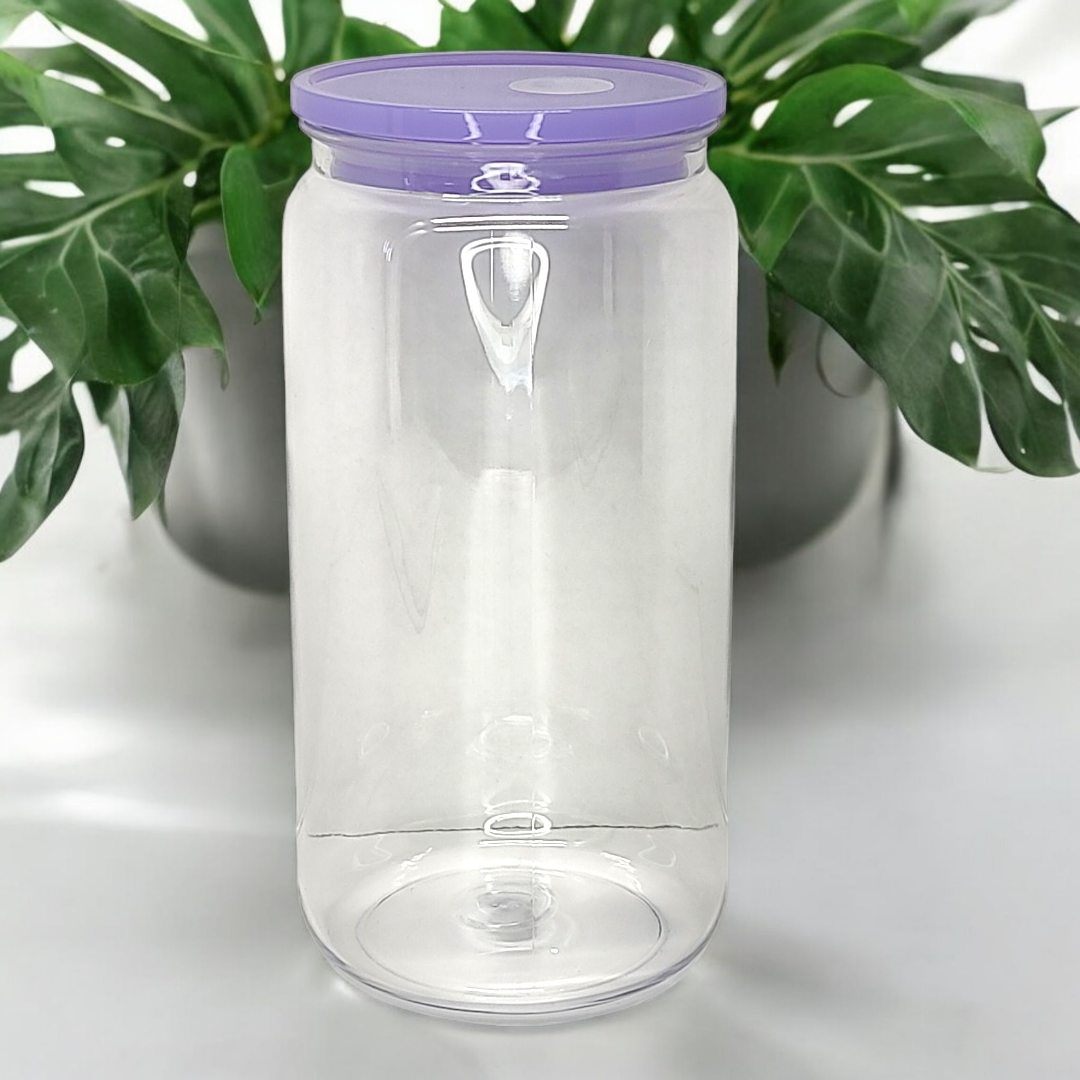 16oz Clear Glass Cup