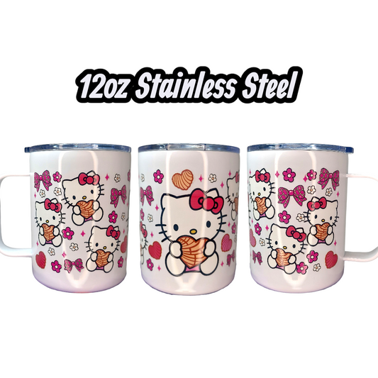 12oz Stainless Steel Mug "HK"