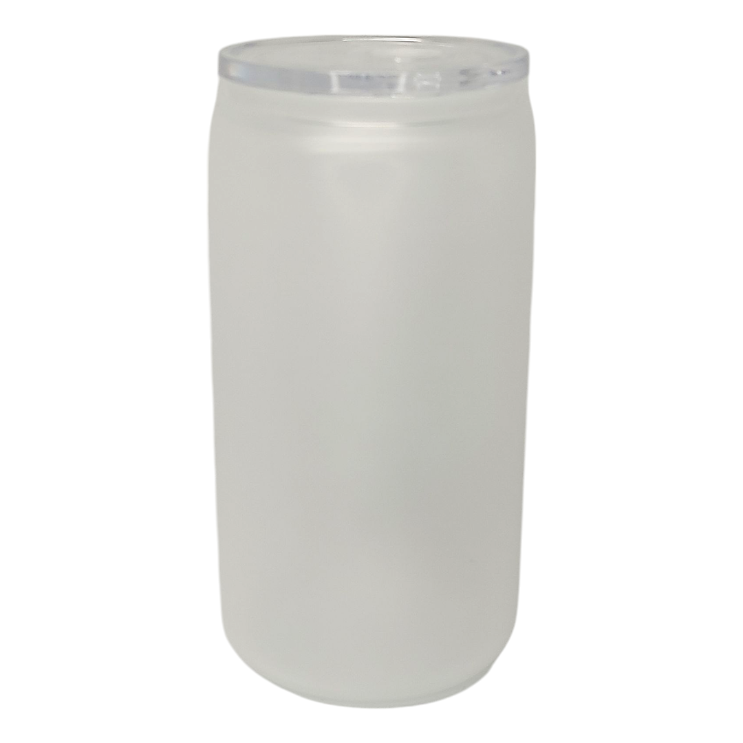 16oz Frosted Glass Cup.