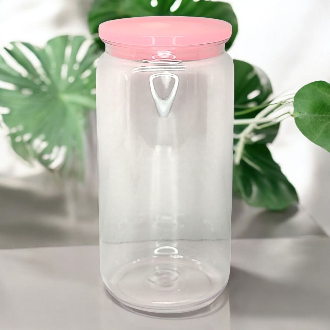 16oz Clear Glass Cup