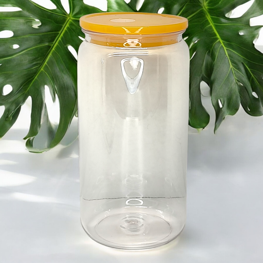 16oz Clear Glass Cup