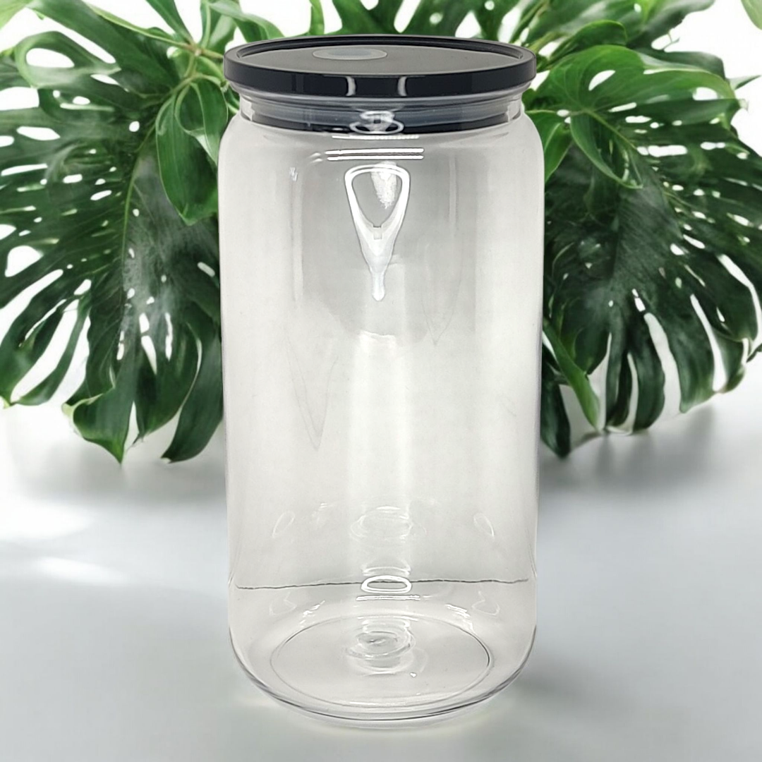 16oz Clear Glass Cup