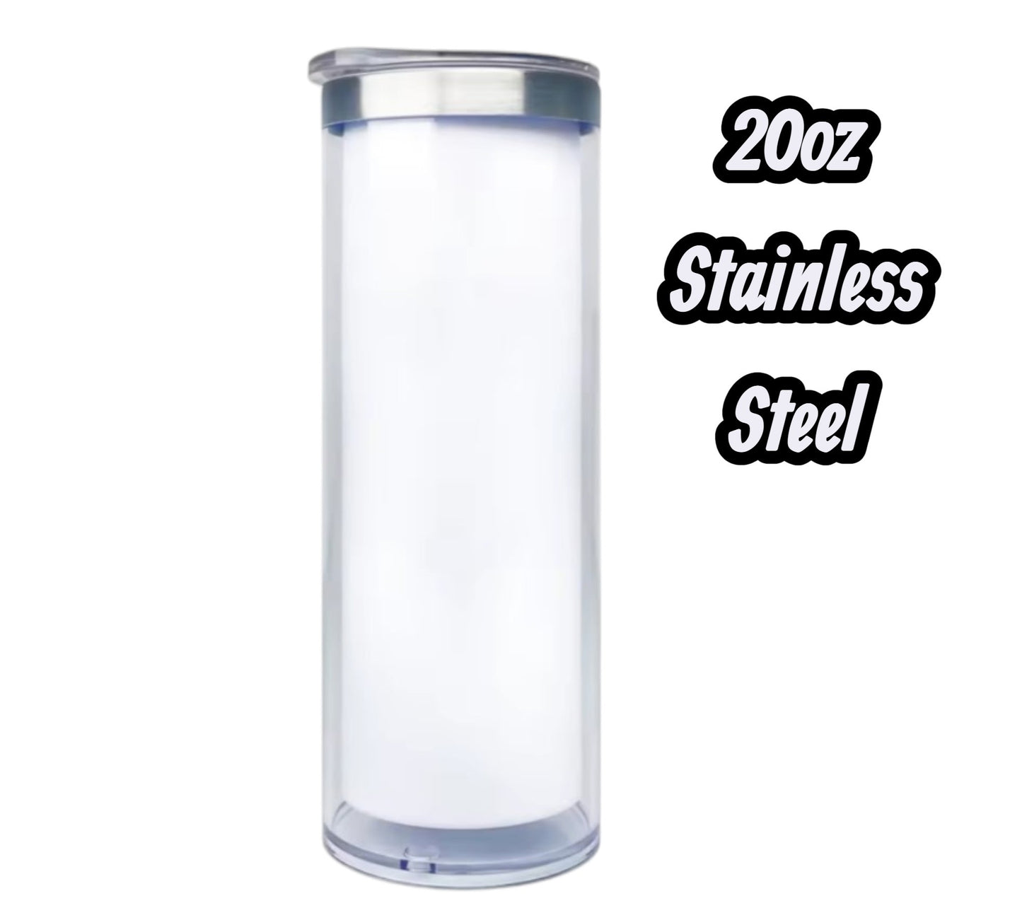 20oz Stainless Steel Snowglobe