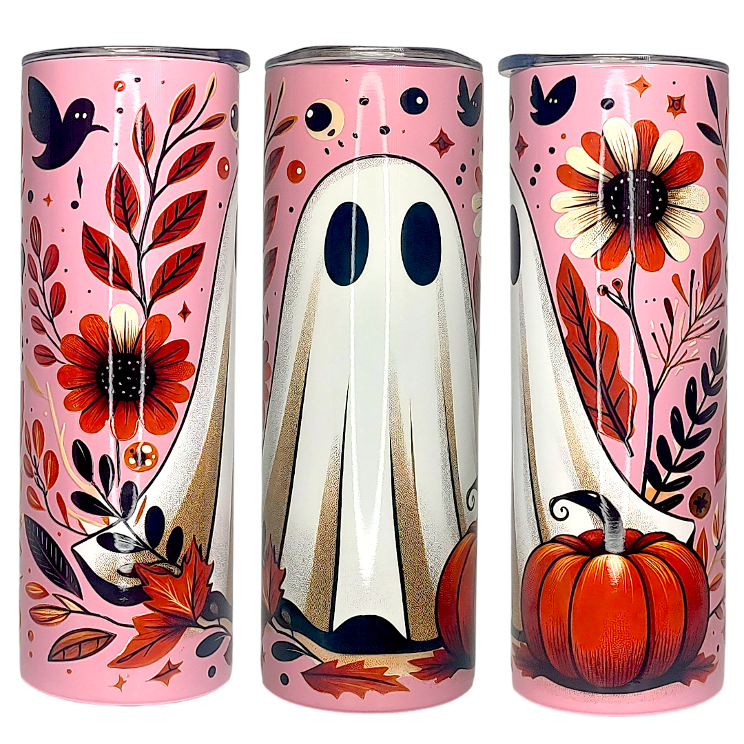 20oz Stainless Steel "Fall Ghosty"